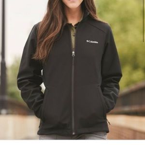 Like New Columbia Kruger Ridge Grey Softshell